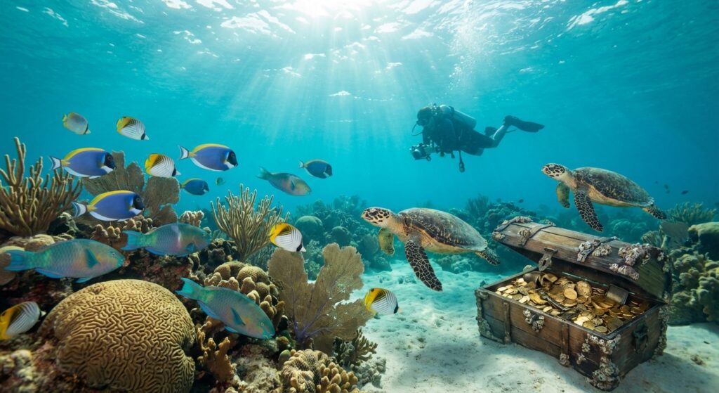 Plongée dans l’inconnu : Découvrez les trésors marins des Antilles lors de votre croisière aventureuse !